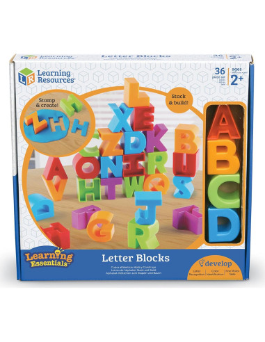 Bloques de Letras Learning Resources 36 Piezas Motricidad Fina