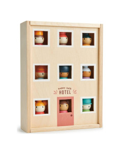 Hotel de la Gente Feliz Tender Leaf Toys - 9 Figuras Inclusivas