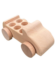 Coche de Muñeca de Madera My Felt Story 6 Pasajeros 18x9x7.5cm