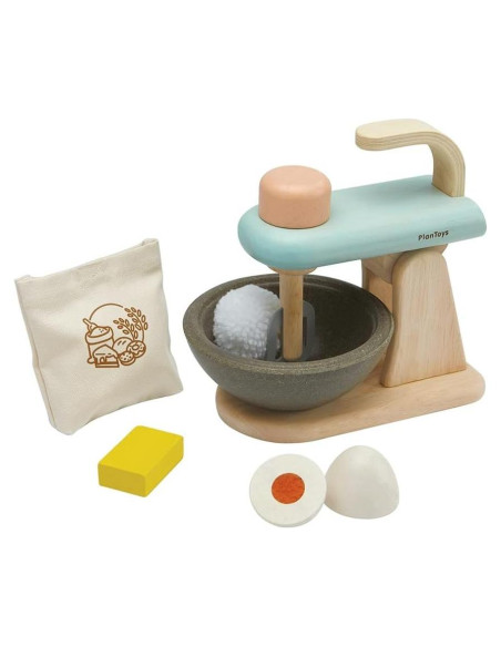 Batidora de Pie de Madera PlanToys para Niños 2+