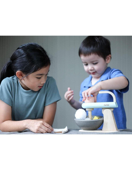 Batidora de Pie de Madera PlanToys para Niños 2+