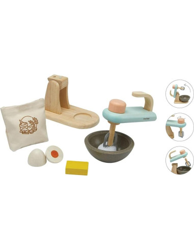 Batidora de Pie de Madera PlanToys para Niños 2+