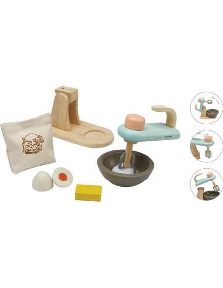 Batidora de Pie de Madera PlanToys para Niños 2+