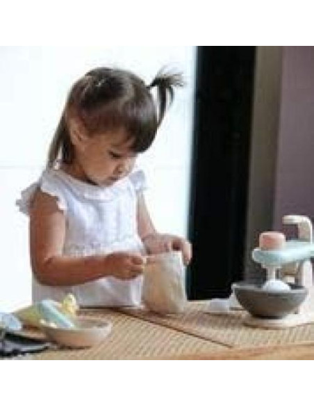 Batidora de Pie de Madera PlanToys para Niños 2+