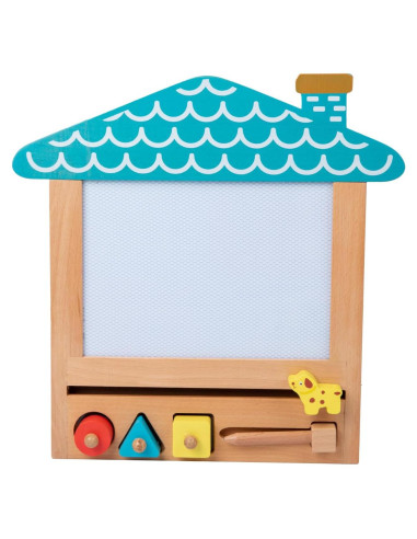 Tablero de Dibujo Magnético de Madera YunHe 31.5x30cm para Niños