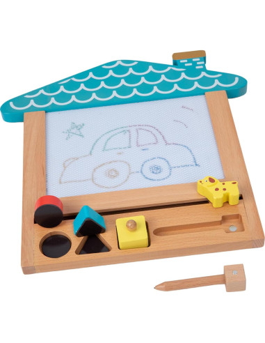 Tablero de Dibujo Magnético de Madera YunHe 31.5x30cm para Niños