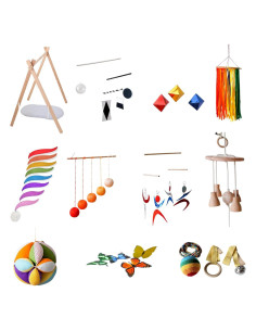 Conjunto de Móviles Montessori para Bebés 0-6 meses