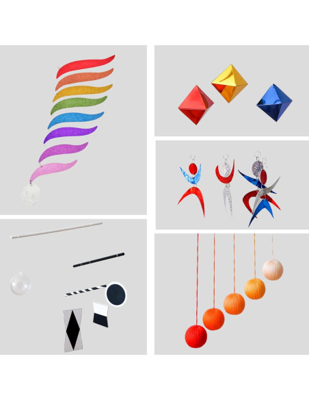 Conjunto de Móviles Montessori para Bebés 0-6 meses