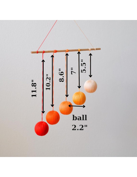 Conjunto de Móviles Montessori para Bebés 0-6 meses