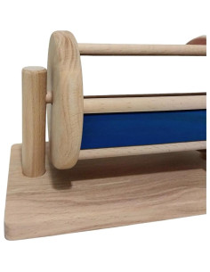 Tambor Giratorio Montessori de Madera Arcoíris 22x12cm 2