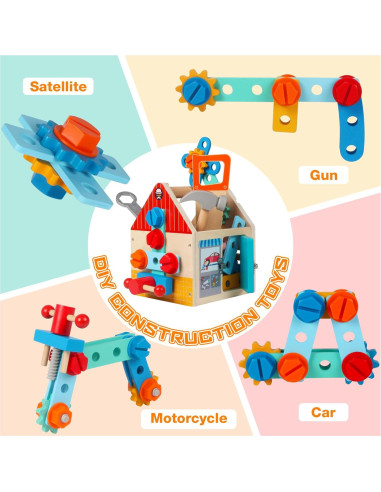 Kit de Herramientas Montessori ALLABC - 33 Piezas para Niños