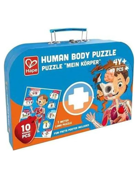 Rompecabezas Educativo Cuerpo Humano Hape 60 Piezas Madera Rompecabezas Educativo Cuerpo Humano Hape 60 Piezas Madera