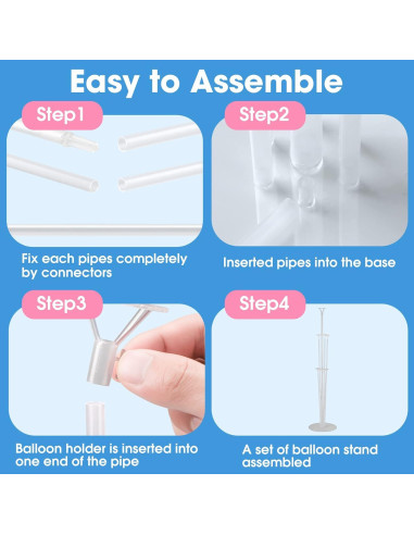 Kit Soporte para Globos 4 Juegos Voircoloria Decoración Fiesta