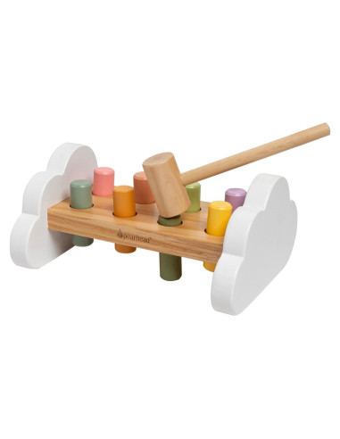 Banco de Martillo Montessori Pearhead - Juguete de Madera 12m+