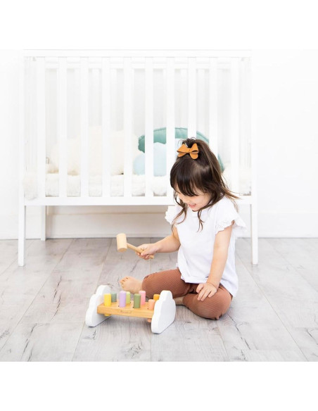 Banco de Martillo Montessori Pearhead - Juguete de Madera 12m+