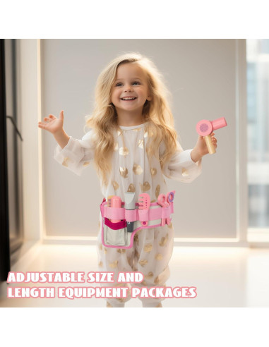 Set de Juguetes de Salón de Belleza WoodenEdu - Madera Rosa