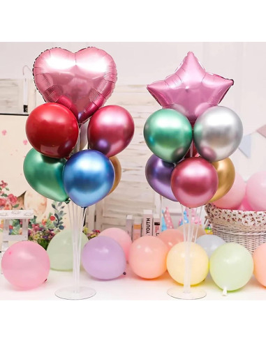 Kit Soporte para Globos 4 Juegos Voircoloria Decoración Fiesta