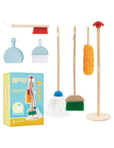 Set de Limpieza de Madera para Niños CAPAKIDOO 7 Piezas
