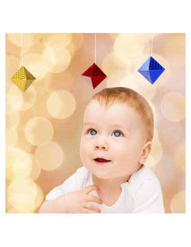 Juego de Móviles Montessori ebioo - 4 Móviles para Cuna