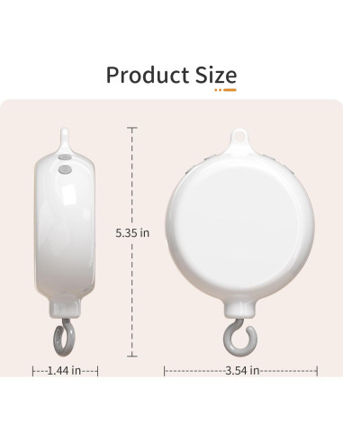 Caja de Música Móvil para Cuna FEISIKE AMB185 con 35 Canciones