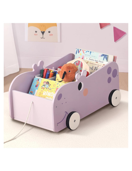 Estantería Montessori para Niños - Hipopótamo, 60x36.6 cm