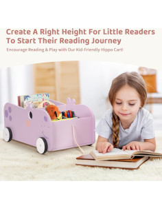 Estantería Montessori para Niños - Hipopótamo, 60x36.6 cm 2