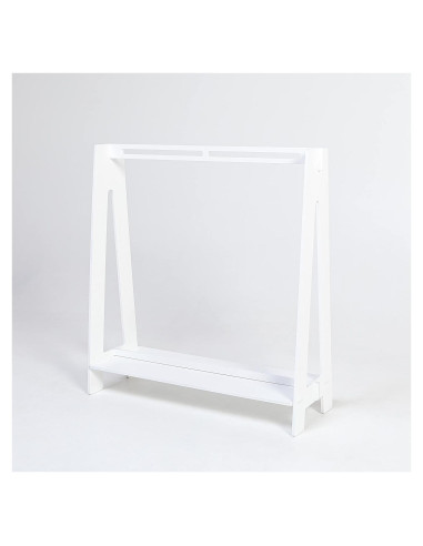 Armario Infantil Sweet Home From Wood Blanco con Estante y Barra