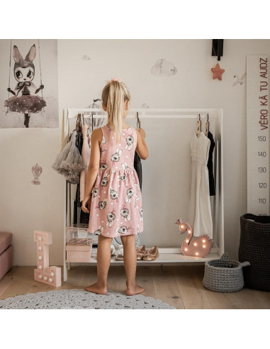 Armario Infantil Sweet Home From Wood Blanco con Estante y Barra