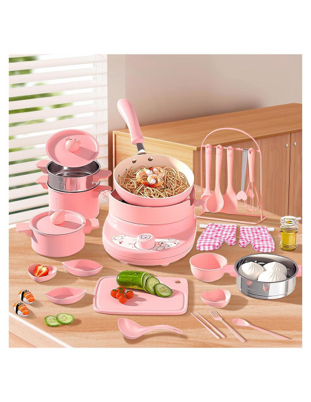 Conjunto de Cocina Real para Niños Cicicooie 28 Piezas