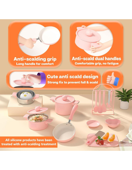 Conjunto de Cocina Real para Niños Cicicooie 28 Piezas