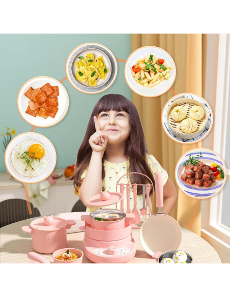 Conjunto de Cocina Real para Niños Cicicooie 28 Piezas