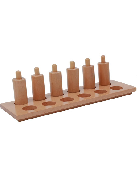 Cilindros de Presión Montessori Adena - 6 pares de madera
