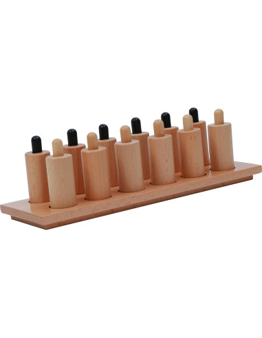 Cilindros de Presión Montessori Adena - 6 pares de madera