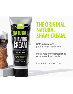 Crema de Afeitar Natural Pacific Shaving 198 g - Hidratante 2