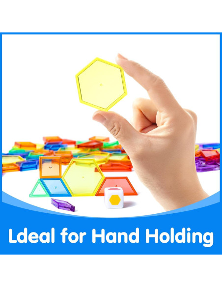 140 Bloques de Patrón Translúcidos Odoorgames para Niños