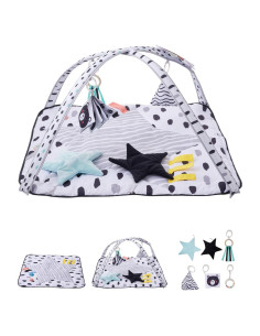 Alfombra de Juego para Bebés VEVOR 90x90 cm con 6 Juguetes