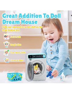 Lavadora de Juguete PLAY con Sonido y Luz, Set Interactivo 2