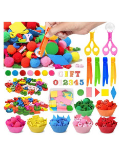 ZhowHoHo 271 Pcs Juguetes de Motricidad Fina para Niños