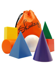 Conjunto de Formas Geométricas 3D Skoolzy - 7 Piezas Educativas