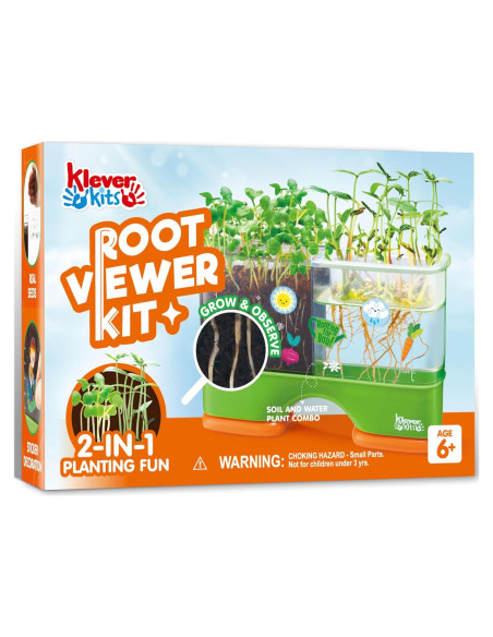 Kit de Ciencia de Plantas Klever Kits 2-en-1 para Niños 6+