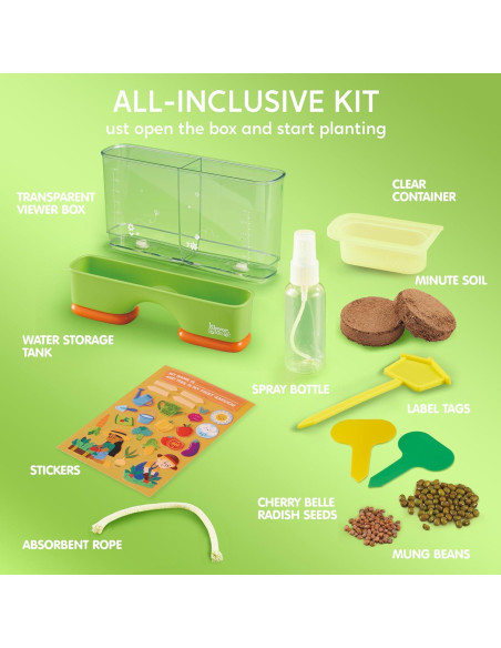 Kit de Ciencia de Plantas Klever Kits 2-en-1 para Niños 6+