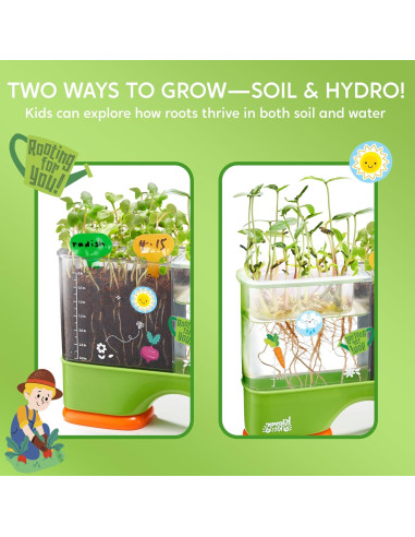 Kit de Ciencia de Plantas Klever Kits 2-en-1 para Niños 6+