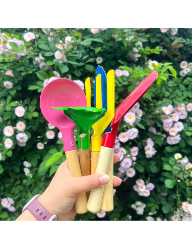 Juego de Herramientas de Jardinería para Niños Delphinus 5 Piezas