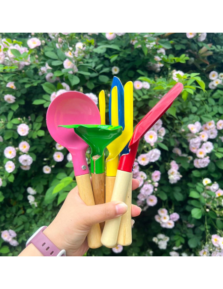 Juego de Herramientas de Jardinería para Niños Delphinus 5 Piezas