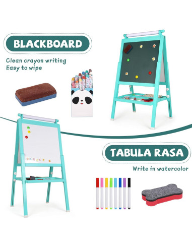 Caballete de Arte Plegable XAOHAO Doble Cara Ajustable 80-137 cm