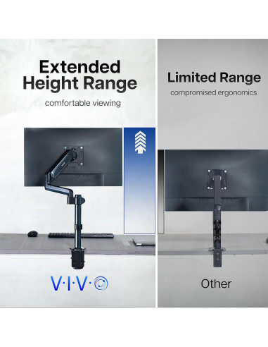 Soporte de Monitor VIVO STAND-V001K para 17 a 32" Negro