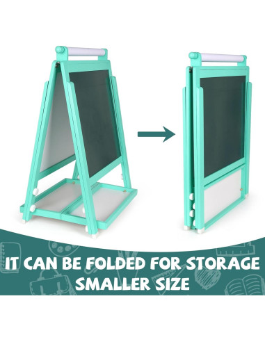 Caballete de Arte Plegable XAOHAO Doble Cara Ajustable 80-137 cm