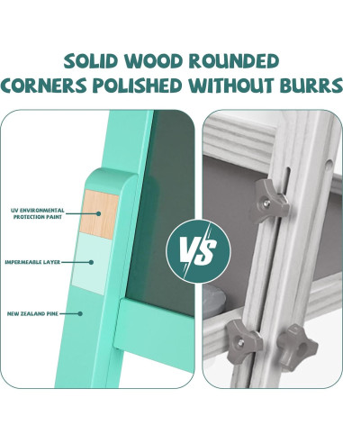 Caballete de Arte Plegable XAOHAO Doble Cara Ajustable 80-137 cm