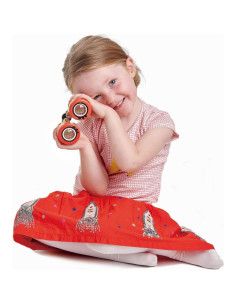 Binoculares de Madera Tender Leaf Toys con Lentes Caleidoscopio 12.8x8x5.2cm 2