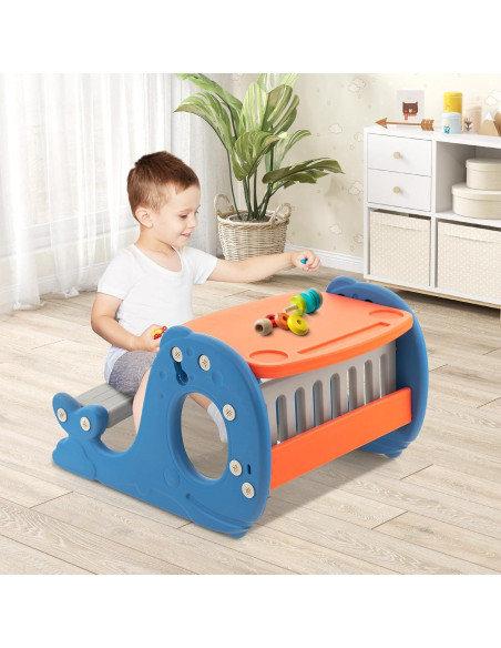 Caballete de arte Costzon para niños con mesa y pizarra ajustable